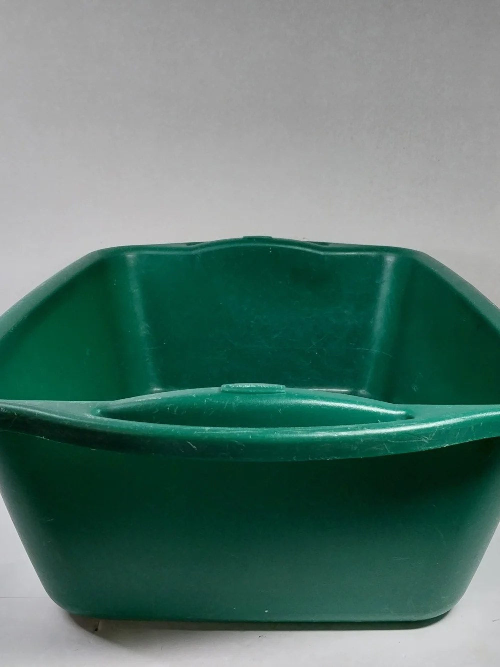 Vintage 70/80s Rubbermaid Ribbed Green Dish Wash Pan 2948 RARE 16x12.75x7”